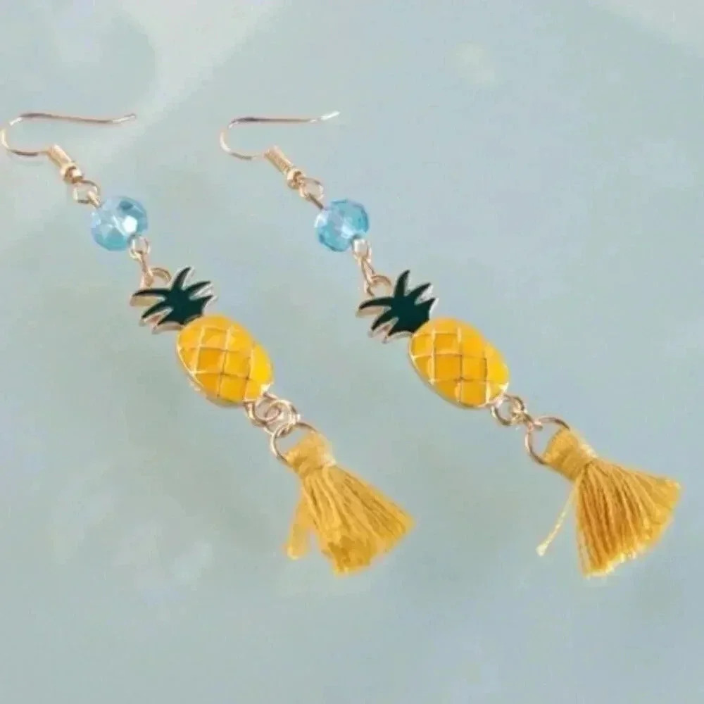 Pineapple earrings